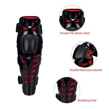 Load image into Gallery viewer, Motorcycle Knee Pads Men Motocross Racing Knee Guards Protective Gear Black Motorbike Protector Elbow Moto Kneecap Riding