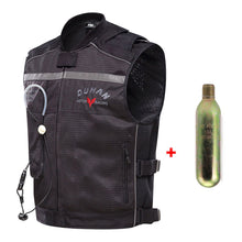 Load image into Gallery viewer, DUHAN Motorcycle Vest Motorcycle Air Bag Vest Motorcycle jacket Airbag Reflective Motorbike Air-bag Moto Vest Protective Gear