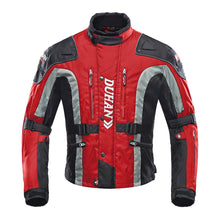 Load image into Gallery viewer, DUHAN Motorcycle Jacket Men Windproof Motocross Jacket Autumn Winter Cotton Lined Motorbike Moto Jacket Protective Gear