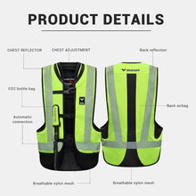 Load image into Gallery viewer, DUHAN Motorcycle Vest Motorcycle Air Bag Vest Motorcycle jacket Airbag Reflective Motorbike Air-bag Moto Vest Protective Gear