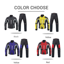 Load image into Gallery viewer, DUHAN Motorcycle Jacket Men Windproof Motocross Jacket Autumn Winter Cotton Lined Motorbike Moto Jacket Protective Gear