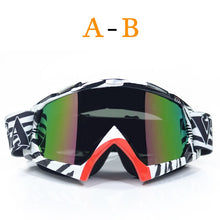 Load image into Gallery viewer, Adult Motocross Goggles Motorcycle Scooter ATV MX Off Road UV Protective Glasses Motorbike Cycling Helmet Spectacles