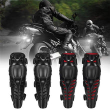 Load image into Gallery viewer, Motorcycle Knee Pads Men Motocross Racing Knee Guards Protective Gear Black Motorbike Protector Elbow Moto Kneecap Riding