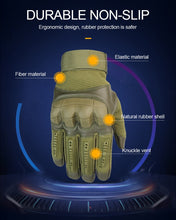Load image into Gallery viewer, Motorcycle Gloves Full Finger Gloves For Motorbike Motocross Hard Knuckle Touchscreen Gloves Protective Gear Racing Biker Riding