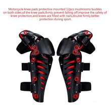 Load image into Gallery viewer, Motorcycle Knee Pads Men Motocross Racing Knee Guards Protective Gear Black Motorbike Protector Elbow Moto Kneecap Riding