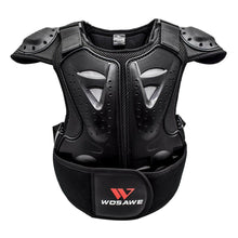 Load image into Gallery viewer, Children Chest Back Spine Protector Vest Skating Dirtbike Anti-Fall Gear M