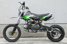 Load image into Gallery viewer, MMW 125CC DIRT TRAIL PIT MOTOR 2 WHEELS PRO BIKE Kick start GREEN