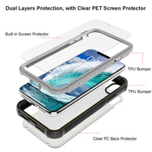 Load image into Gallery viewer, iPhone 8 7 6 Plus XR XS Max X Case Rugged TPU Bumper Heavy Duty Waterproof Cover