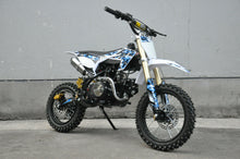 Load image into Gallery viewer, MMW 125CC PLUS DIRT TRAIL PIT MOTOR 2 WHEELS PRO BIKE Kick start BLUE