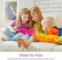 Load image into Gallery viewer, Kids Tablet Pro Android 9.0 OS 7" IPS Display 2GB Ram with Kid-Proof Case Pink