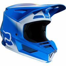Load image into Gallery viewer, NEW Fox 2020 MX V2 Vlar Blue Dirtbike Motocross Riding Helmet