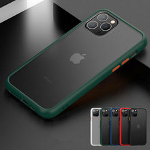 Load image into Gallery viewer, For iPhone 11/Pro/Max SE 2020 XS XR Bumper Shockproof Case Clear Silicone Cover