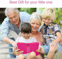 Load image into Gallery viewer, Kids Tablet Pro Android 9.0 OS 7" IPS Display 2GB Ram with Kid-Proof Case Pink