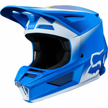 Load image into Gallery viewer, NEW Fox 2020 MX V2 Vlar Blue Dirtbike Motocross Riding Helmet