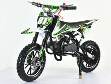 Load image into Gallery viewer, 49CC MINI MOTOR DIRT BIKE KIDS POCKET ROCKET PEE WEE ATV 50CC CYCLE GREEN ORANGE