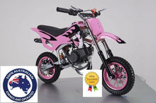 Load image into Gallery viewer, BLUE 49CC MINI MOTOR DIRT BIKE KIDS POCKET ROCKET PEE WEE MOTORCYCLE ATV 50CC