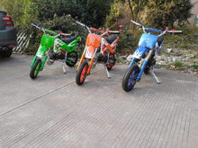 Load image into Gallery viewer, BLUE 49CC MINI MOTOR DIRT BIKE KIDS POCKET ROCKET PEE WEE MOTORCYCLE ATV 50CC