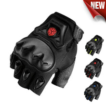 Load image into Gallery viewer, Motorbike Fingerless Gloves Summer Motorcycle HalfFinger Cycling Bike MTB MC29D
