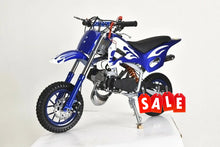 Load image into Gallery viewer, BLUE 49CC MINI MOTOR DIRT BIKE KIDS POCKET ROCKET PEE WEE MOTORCYCLE ATV 50CC