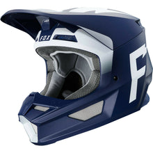 Load image into Gallery viewer, NEW Fox 2020 MX V1 Werd Navy Dirtbike Motocross Riding Helmet