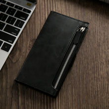 Load image into Gallery viewer, For Samsung S20/Plus/Ultra 5G S10/9 A20/30 Zipper Leather Wallet Case Card Cover
