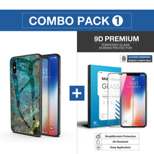 Load image into Gallery viewer, For iPhone SE 11 Pro Max XS Max XR 8 7 Case Shockproof Glass Marble Soft Cover