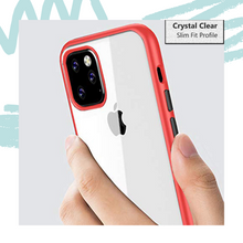 Load image into Gallery viewer, iPhone 11 Pro Max Clear Phone Case Shockproof Colour Bumper Slim Soft Cover