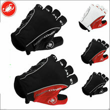 Load image into Gallery viewer, Genuine Castelli Half Finger Cycling Bicyle MTB Bike Gloves Anti Skid Silicone