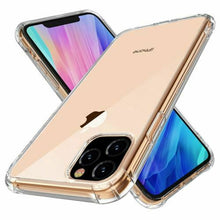Load image into Gallery viewer, iPhone 11 Pro Max Clear Phone Case Shockproof Colour Bumper Slim Soft Cover