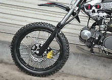 Load image into Gallery viewer, MMW 125CC DIRT TRAIL PIT MOTOR 2 WHEELS PRO BIKE Kick start black