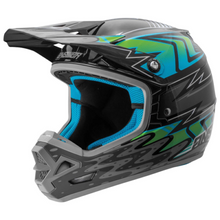 Load image into Gallery viewer, New ANSWER Racing AR3 Haze Grey Teal MX Motocross Dirtbike Adult Helmet XL