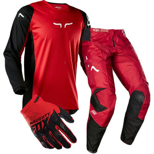 NAUGHTY FOX PRIX 180 Motorcycle Riding Protective Gear Sets MX XC Pants Qiuck-dry MTB Jersey Gloves Cycling Suits Moto Combos