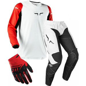 NAUGHTY FOX PRIX 180 Motorcycle Riding Protective Gear Sets MX XC Pants Qiuck-dry MTB Jersey Gloves Cycling Suits Moto Combos