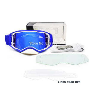 Motorcycle Goggles Protective Motocross Glasses Windproof Motorbike Racing MX Goggles Off Road Cascos Gafas Free tear ofd