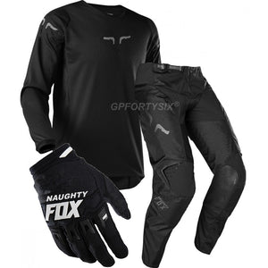 NAUGHTY FOX PRIX 180 Motorcycle Riding Protective Gear Sets MX XC Pants Qiuck-dry MTB Jersey Gloves Cycling Suits Moto Combos