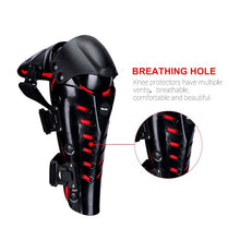 Load image into Gallery viewer, Motorcycle Knee Pads Men Motocross Racing Knee Guards Protective Gear Black Motorbike Protector Elbow Moto Kneecap Riding
