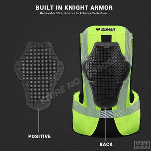 DUHAN Motorcycle Airbag Moto Motorcycle Vest Advanced Air Bag System Protective Gear Reflective Motorbike Airbag Moto Vest