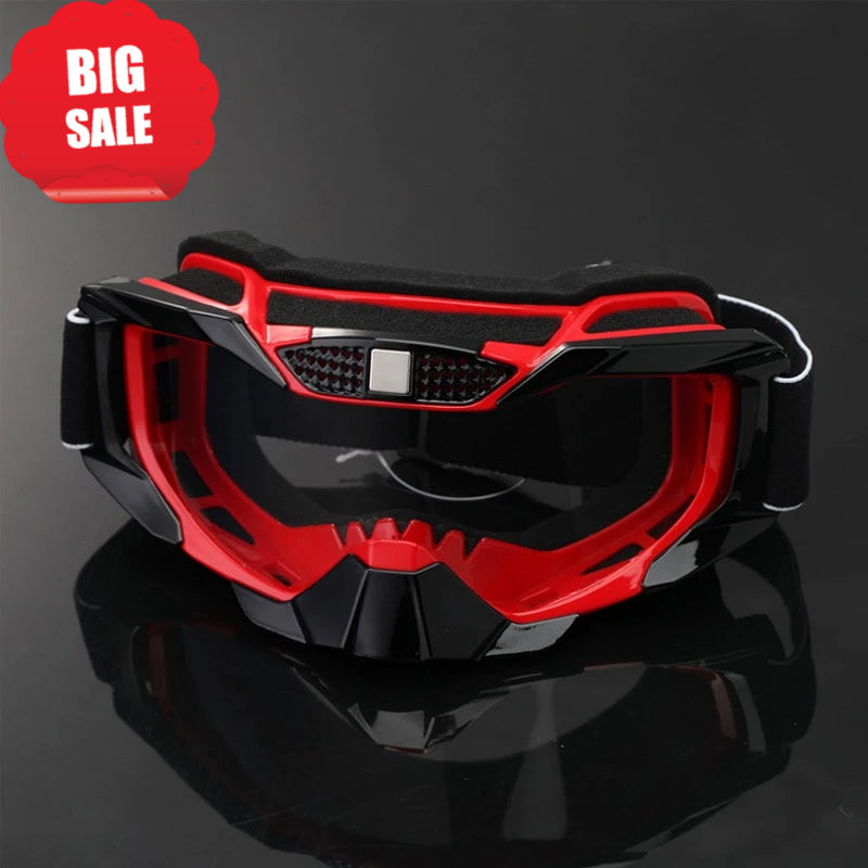 POSSBAY Motorcycle Goggles Snowboard Skiing Eyewear Sport Outdoor Motorbike Motorcross Racing Off-Road Glasses Motorcycle Glass