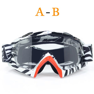 New Professional Motocross Goggles Cycling Eyewear Outdoor Glasses Off Road Motorbike goggles For Motorcycle Helmet glasses