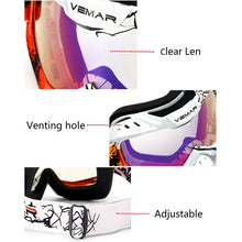 Load image into Gallery viewer, Adult Motorcycle glasses Motocross goggles men women polarized ski goggle moto mx goggles for motorbike dirt bike atv
