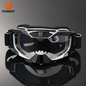 POSSBAY Motorcycle Ski Goggles MX Off Road Glasses Motorbike Outdoor Sport Oculos Cycling Goggles Motocross Gafas