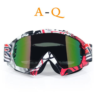 Adult Motocross Goggles Motorcycle Scooter ATV MX Off Road UV Protective Glasses Motorbike Cycling Helmet Spectacles