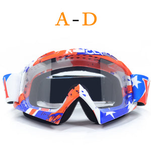 Adult Motocross Goggles Motorcycle Scooter ATV MX Off Road UV Protective Glasses Motorbike Cycling Helmet Spectacles