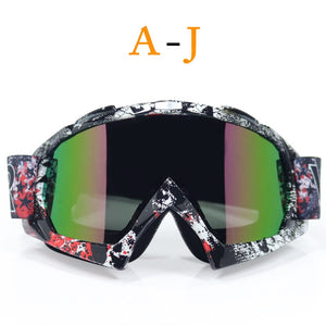 Adult Motocross Goggles Motorcycle Scooter ATV MX Off Road UV Protective Glasses Motorbike Cycling Helmet Spectacles