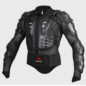 Motorcycle Jacket Armor Moto Waist Bag Motor Bike Mask Gift Motorbike Full Body Protector Motocross Chest Spine Protective Gear