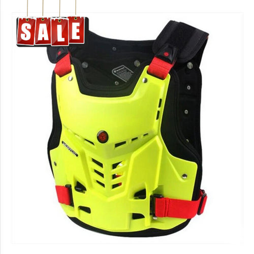 SCOYCO off-road motorcycle rider armor chest protector riding anti-fall Motocross Motorbike protective gear armor vest PP shell