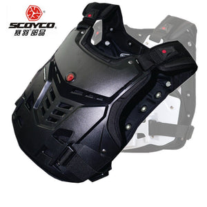 SCOYCO off-road motorcycle rider armor chest protector riding anti-fall Motocross Motorbike protective gear armor vest PP shell