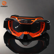 Load image into Gallery viewer, POSSBAY Motorcycle Dirt Bike Racing Goggles MX Off Road Glasses Motorbike Outdoor Sport Oculos Cycling Goggles Motocross Gafas
