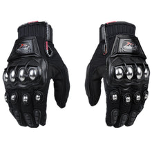 Load image into Gallery viewer, Madbike protective Gloves motorcycle Stainless Steel Sports Racing Road Gears Motorbike motocicleta guantes moto luvas
