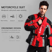 Load image into Gallery viewer, DUHAN Motorcycle Jacket Men Windproof Motocross Jacket Autumn Winter Cotton Lined Motorbike Moto Jacket Protective Gear
